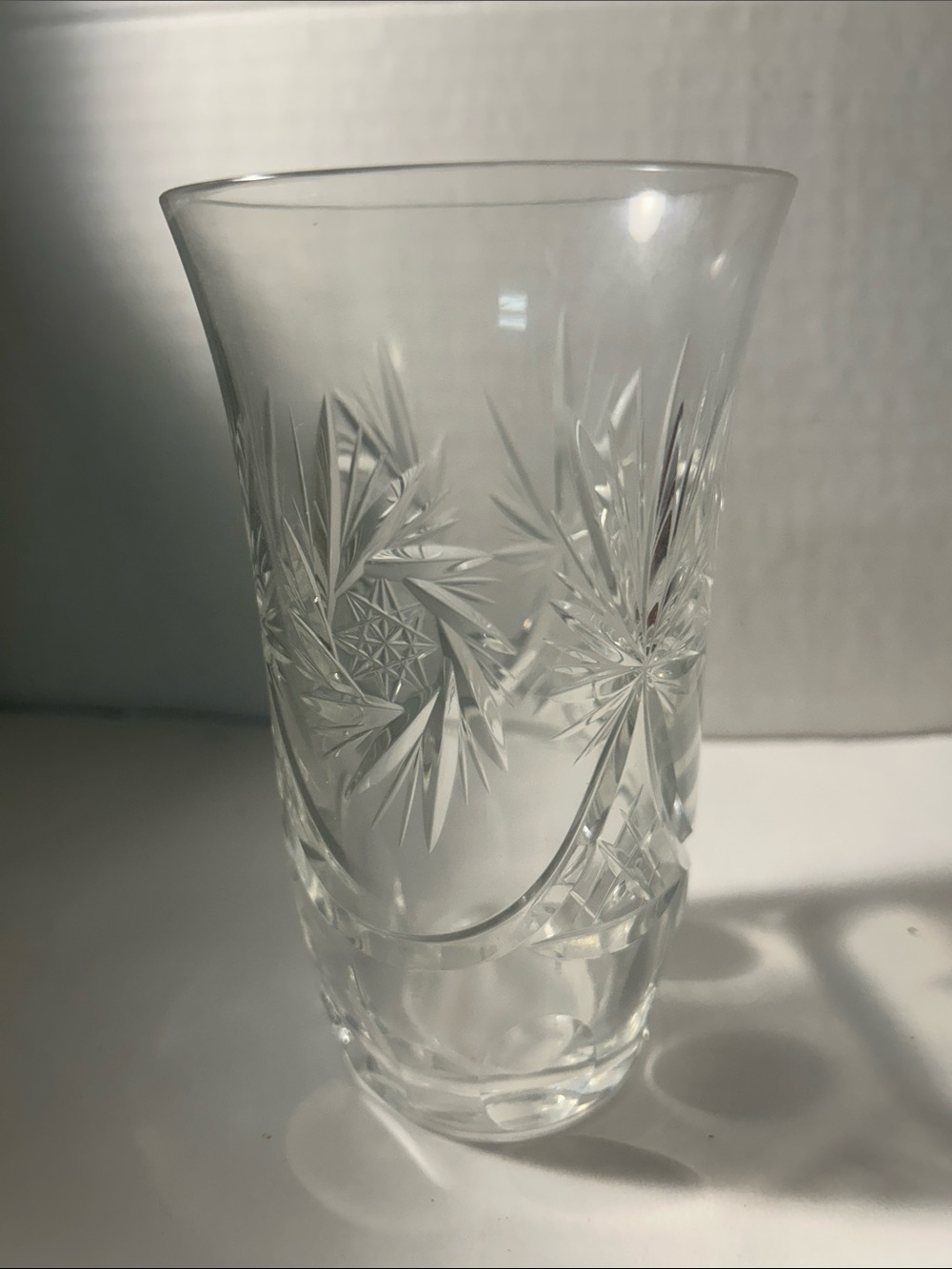 Cut Crystal Flower Cut Vase - Clear Replacement Kusak